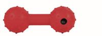 TRIXIE HALTER MET BEL, NATUURRUBBER ASSORTI 12 CM 3 ST - thumbnail