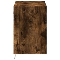 Tv-wandmeubel met LED-verlichting 80x31x45 cm gerookt eiken - thumbnail