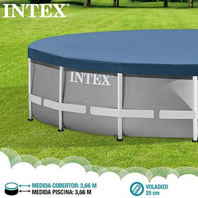 Intex 28031 afdekzeil voor frame zwembad 366cm blauw