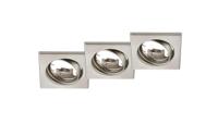Trio Set vierkante inbouwspotsJura (3x) metaalgrijs - 650000307 - thumbnail
