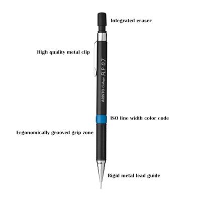 Aristo ar-23559 vulpotlodenset hb 0.35/0.5/0.7mm met gratis potloodstiftjes