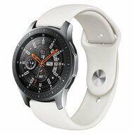 Rubberen sportband - Roomwit - Samsung Galaxy Watch - 46mm / Samsung Gear S3 - thumbnail