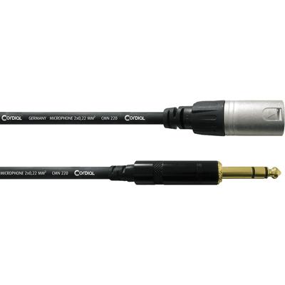 Cordial CFM 6 MV Adapterkabel XLR M-Jack M Stereo 6m