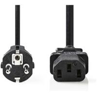 Voedingskabel | Schuko Male - IEC-320-C13 | 10 m | Zwart - thumbnail