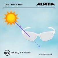 Olympic Sportswear Alpina sports sportbril twist five s hr v wit - thumbnail