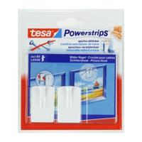 Tesa schilderijhaak powerstrips wit - thumbnail