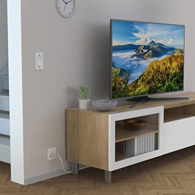 Hama Antennekabel, coax-stekker - coax-koppeling, 3,0 m, 90 dB TV accessoire Wit - thumbnail