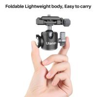 Ulanzi U-80L Arca Swiss statiefkop met balhoofd en cold shoe - thumbnail