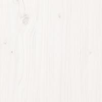 Bedframe massief hout wit 140x190 cm - thumbnail