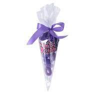 Free and Easy haarelastiekjes ijsje paars - thumbnail