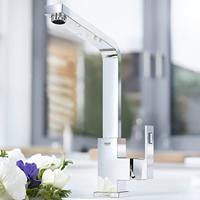 31255000 Grohe Eurocube design keukenkraan chroom - thumbnail
