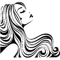 Popart girl - Muursticker - thumbnail