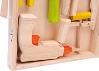 Speelgoed gereedschapskist - 12 stuks gereedschap - thumbnail