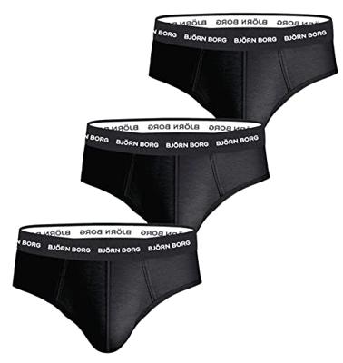 3-pak Heren slip - Zwart heren onderbroek - Elastisch katoen - M - Onderbroek heren heren - Ondergoed heren heren - M - Onderbroek heren - Ondergoed