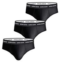 3-pak Heren slip - Zwart heren onderbroek - Elastisch katoen - M - Onderbroek heren heren - Ondergoed heren heren - M - Onderbroek heren - Ondergoed - thumbnail