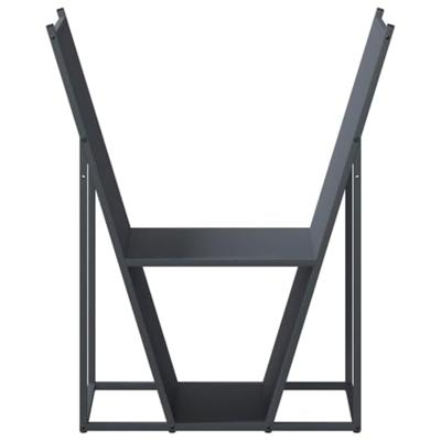 Brandhoutrek 69,5x35x81 cm koudgewalst staal antracietkleurig