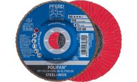 PFERD TOOLS 67660615 PFF 115 CO-COOL 60 SG STEELOX Lamellenschijf Diameter 115 mm Boordiameter 22.23 mm Aluminium legering, Legering op nikkelbasis, - thumbnail