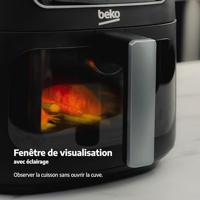 Multifunctionele heteluchtfriteuse - BEKO - FRL3374B - 1900 W - 7,6 L voor 2 kg friet - LCD touchscreen - Zwart - thumbnail