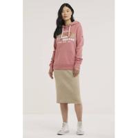 Superdry hoodie met printopdruk dusty rose - thumbnail