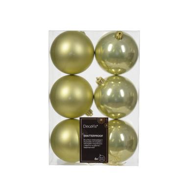 Kerstbal kunststof d8 cm pstch 6st kerst Decoris - Decoris Kerstbal kunststof d8 cm pstch 6st kerst Decoris - Decoris