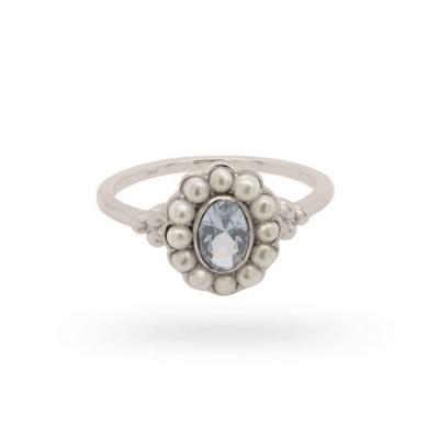 Dames ring 24KAE 12416S/56 16 Zilverkleurig