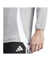 adidas Tiro 24 Trainingstrui 1/4-Zip Lichtgrijs Wit - thumbnail
