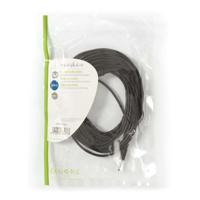 Stereo-Audiokabel | 3,5 mm Male - 3,5 mm Female | 10 m | Zwart - thumbnail