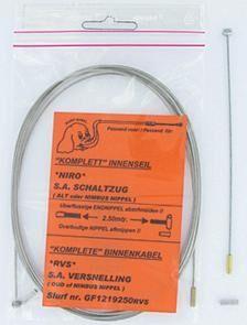 SLURF derailleur-binnenkabel "gf1219225rvs" derail.inner cab. "gf1219225rvs" 2,5m sst