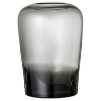 Bloomingville - Glass Vase Ø 13,5 cm - Grey (32122879) - thumbnail