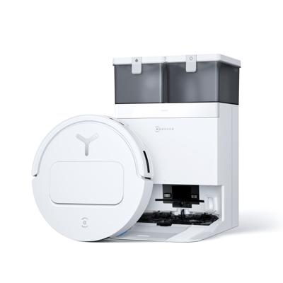 ECOVACS DEEBOT T50 OMNI - Robotstofzuiger met dock - 15000 Pa - Uitschuifbare zijborstel en dweil - ZeroTangle