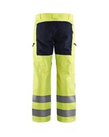 Blåkläder High-Vis broek met stretch 15851811 | High Vis Geel/Zwart | Maat 50 - 7330509703021 - thumbnail