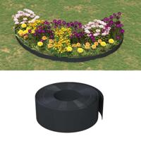 Tuinranden 5 st 10 m 20 cm polyetheen zwart - thumbnail
