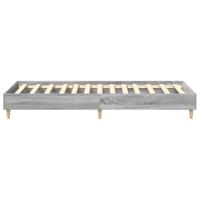 Bedframe zonder matras 100x200 cm spaanplaat grijs sonoma - thumbnail