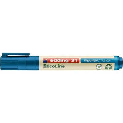Viltstift edding 31 eco flipover rond 1.5-3mm bl Viltstift edding 31 eco flipover rond 1.5-3mm bl