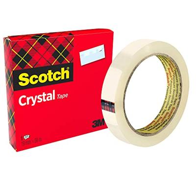 Plakband Scotch Crystal Transparant 19 mm x 66 m (12 Stuks)