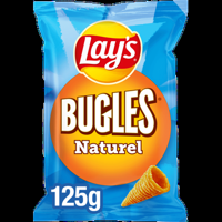 Lay&apos;s Bugles Naturel Zout Chips 125 g bij Jumbo - thumbnail