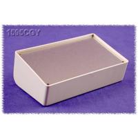 Hammond Electronics 1595EGY Consolebehuizing (l x b x h) 215 x 130 x 75 mm ABS Grijs 1 stuk(s) - thumbnail