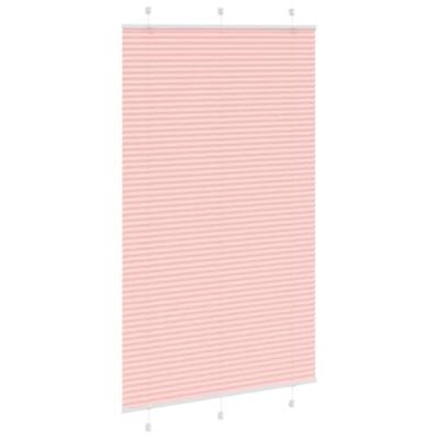 Pliss rolgordijn 120x200cm stofbreedte 119,4cm polyester roze