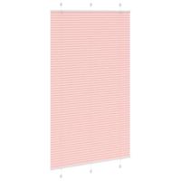 Pliss rolgordijn 120x200cm stofbreedte 119,4cm polyester roze - thumbnail