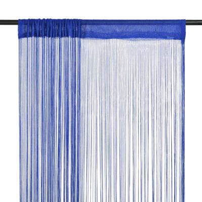 VidaXL Draadgordijnen 140x250 cm blauw 2 st VidaXL Draadgordijnen 140x250 cm blauw 2 st
