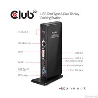club3D CSV-3242hD Laptopdockingstation Geschikt voor merk (dockingstation): Universeel - thumbnail