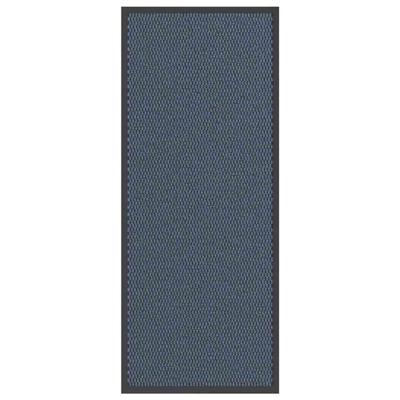 Deurmat 60x150 cm blauw