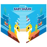 Uitnodigingen Baby Shark (8st) - thumbnail