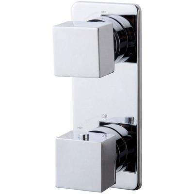 Xellanz Rombo Inbouwthermostaat - 2-weg - Chroom