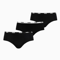 3-Pack dames Hipsters - Zwarte Katoenen dames onderbroeken - Shorts - thumbnail