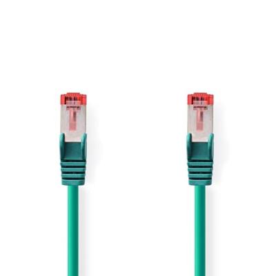 Nedis CAT6 Netwerkkabel | RJ45 Male | RJ45 Male | S/FTP | 5.00 m | Rond | LSZH | Groen | Label - CCGL85221GN50