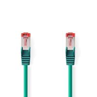 Nedis CAT6 Netwerkkabel | RJ45 Male | RJ45 Male | S/FTP | 5.00 m | Rond | LSZH | Groen | Label - CCGL85221GN50 - thumbnail