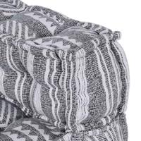 VidaXL Modulair bank grijze print 70 x 70 x 56 cm stof - thumbnail