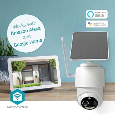 SmartLife Camera voor Buiten | 4G | Full HD 1080p | Kiep en kantel | IP65 | Cloud Opslag (optioneel) / microSD (niet inbegrepen) | 5 V DC | Met bewegingssensor | Nachtzicht | Wit - thumbnail