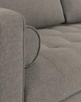 2-zitsbank Debra lichtgrijs 182 cm - thumbnail